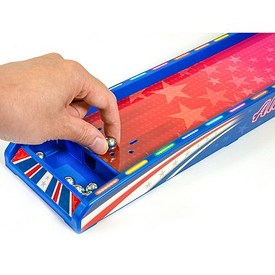 Merchant Ambassador Retro Arcade Alley-Ball Tabletop Game with Scoreboard & Sound Effects