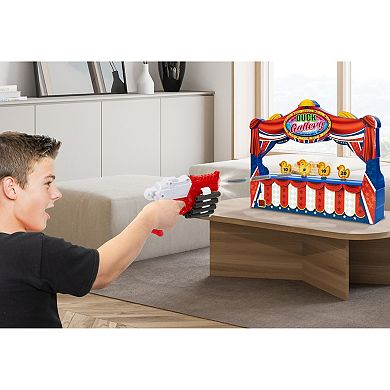 Merchant Ambassador Retro Arcade Duck Shooting Gallery Tabletop Game With Blaster Gun