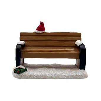 St. Nicholas Square® Cardinal Park Bench Outdoor Decor