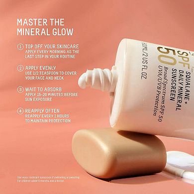Daily Hydration Mineral Face Sunscreen SPF 50 + Squalane