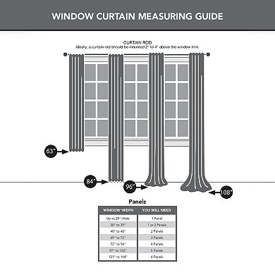 Creative Home Ideas Wavy Leaves Sheer Single Window Curtain Panel
