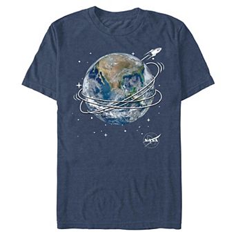 Men's NASA Flying Rocket Graphic Tee