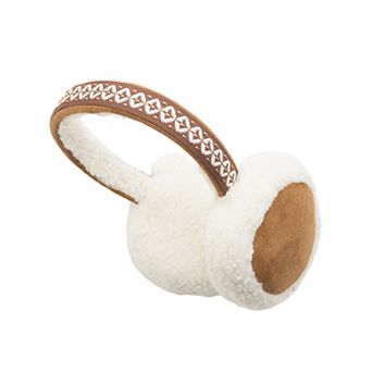 Women's Bearpaw Faux Suede & Faux Shearling Lined Ear Muff