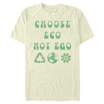 Men's Choose Eco Not Ego Graphic Tee