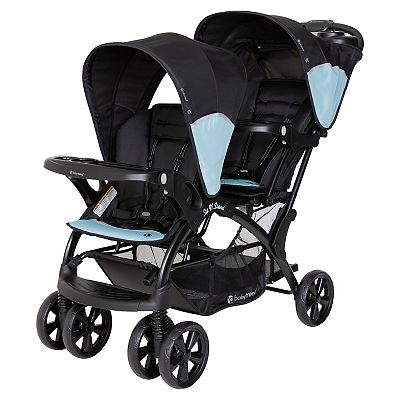 Baby Trend Sit N' Stand Double Stroller - Desert Blue