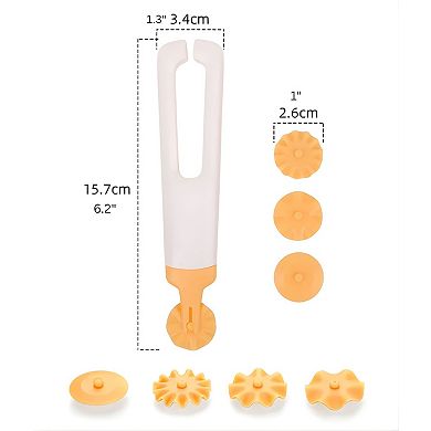 Plastic Rolling Dough Cutter - For Pizza, Pasta, Pie, Pastry