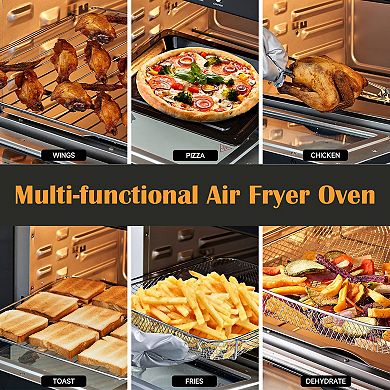 24 qt. 10-In-1 Multi-Functional Toaster Ovens with 10 Cooking Method Selections