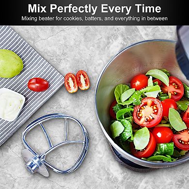 5 qt. 3-Speed Tilt-Head Stand Mixer with Mess-Free Ingredient Adding