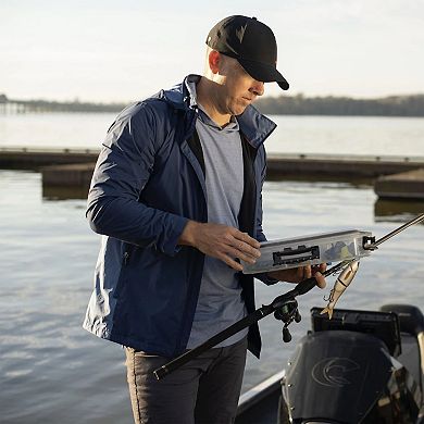 Men's Legendary Whitetails Water Resistant Hooded Rain Jacket