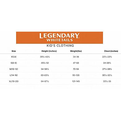 Kids Legendary Whitetails Non-Typical Long Sleeve Crewneck T-Shirt