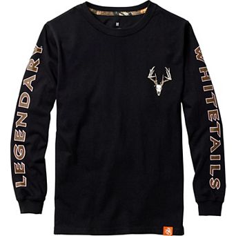 Kids Legendary Whitetails Non-Typical Long Sleeve Crewneck T-Shirt