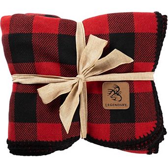 Legendary Whitetails Cozy Wool Cabin Throw Blanket
