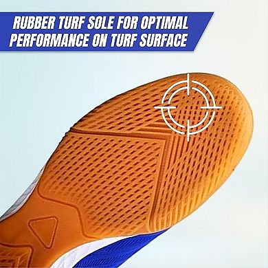 Valencia Indoor Soccer Shoes - Royal/White
