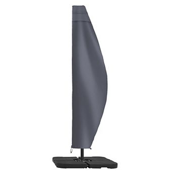 600D UV Patio Umbrella Covers Rainproof for Offset Hanging Cantilever Umbrellas (Fits 9ft-11ft)