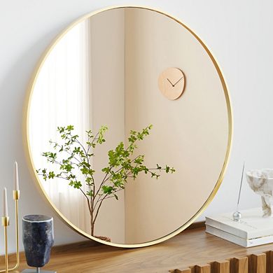 Round Wall Mirror 30 Inch Bathroom Vanity Mirror