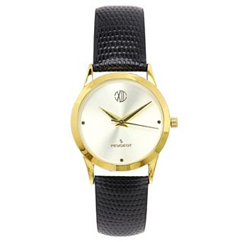 Peugeot Womens 30mm Round Wafer Slim Designer Status Watch
