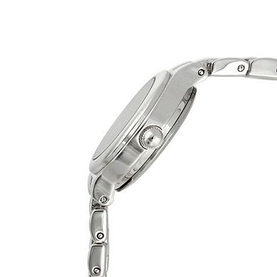 Peugeot Womens 22mm Dial Round Self-Adjust Link Bracelet Watch