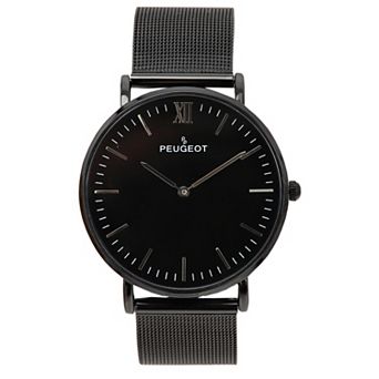 Peugeot Mens 40mm Minimalist Sleek Dial Super Slim Watch