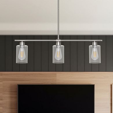 13" 2-Light Black Flush Mount Ceiling Light Rustic Farmhouse Drum Fixture for Hallway, Kitchen