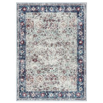 Boho Area Rugs, Washable Non Slip Traditional Rugs Carpet Indoor Outdoor