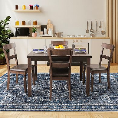 Vintage Area Rugs, Washable Non Slip Boho Rugs Carpet Indoor Outdoor