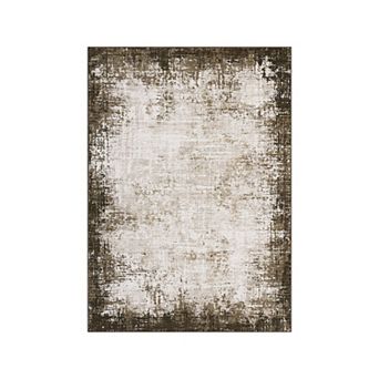 Large Area Rug for Living Room Bedroom Indoor, Non-Slip Washable Carpet Low Pile, Modern Abstract