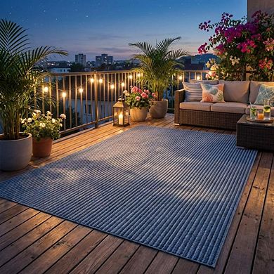 Large Stripped Boho Area Rug, Contemporary Modern, Soft Non-Shedding for Living Room Office