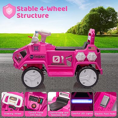 6V Kids Ride On ATV Quad, Electric Mini Vehicle w/Forward & Reverse, Rear Wheeler Motorized