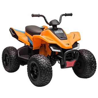 Licensed McLaren 24V Kids Ride-On Car, Electric 4-Wheeler Quad ATV w/ 2 Speeds, LED & Music