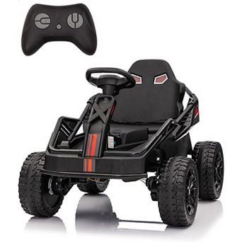 24V 4WD Ride-On Truck for Kids, Electric Utv Car with Remote, 4×200W Motors, 16" Seat, Music, LED