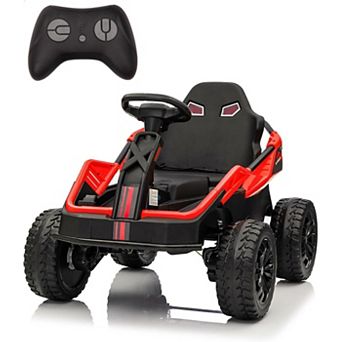 24V 4WD Ride-On Truck for Kids, Electric Utv Car with Remote, 4×200W Motors, 16" Seat, Music, LED