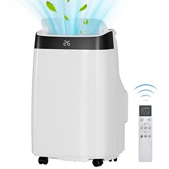 ANIXOL 10,000 BTU Portable AC, 3-in-1 Cool/Dehumidify/Fan, Window Kit, Remote