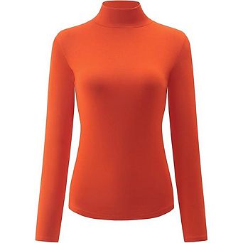 Slim Fitted Mock Turtleneck Base Layer