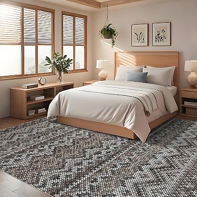 ANIXOL Washable Runner Rug Soft Low Pile Non-Slip Hallway Carpet, Non-Shedding