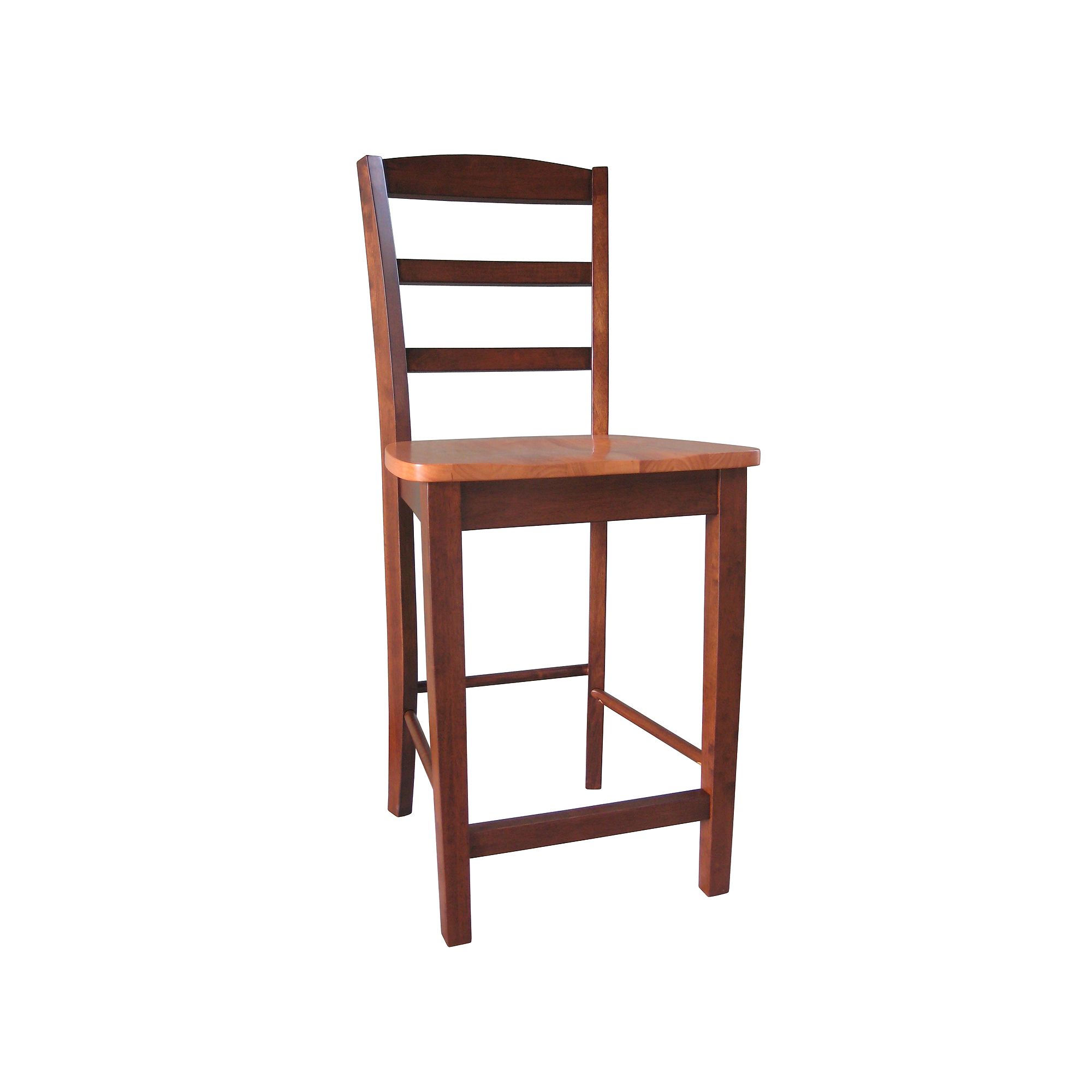 Madrid Black Counter Stool, Red