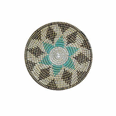 Rustic Multicolor Kansgrass Wall Mat (Set Of 5)