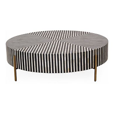 Moe's Home Collection Chameau Coffee Table Black and White