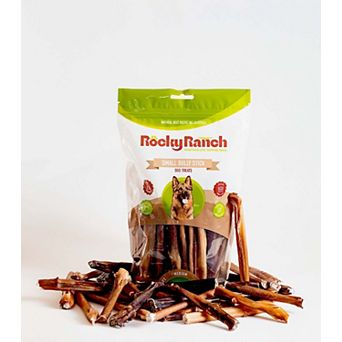 Small Bully Sticks, Beef Flavor, 1 lb, Adult Dog, Natural Chew Treats, Dental Care, High Protein.