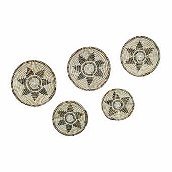 Rustic Kansgrass Wall Mat (Set Of 5)