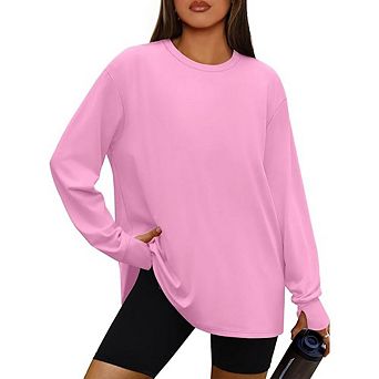 Oversized Thumb Hole Workout Tee