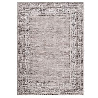 FairOnly Vintage Distressed Area Rug Washable Low Pile Stain Resistant Non Slip Rug for Living Space
