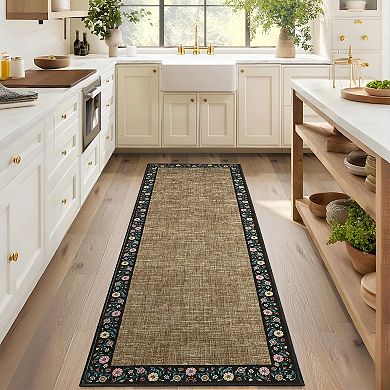 Modern Area Rug Machine Washable Non Shedding Stain Resistant Floor Cover for Living Room Laundry