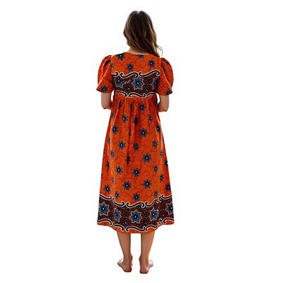 womens cotton lounge dress Loungees Women's Short Sleeve Coral Lounger House Dress