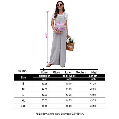 Women's Jumpsuit Sleeveless Tie Loose Jumpsuit With Pockets Workwear