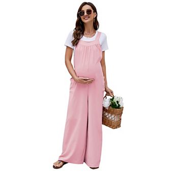 Women's Jumpsuit Sleeveless Tie Loose Jumpsuit With Pockets Workwear