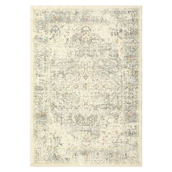 Medallion Area Rug Machine Washable Non Slip Non Shedding Stain Resistant Floor Cover for Bedroom