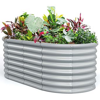 Costway Raised Garden Bed Kit Planter Raised Garden Boxes Outdoor 65" x 32" x 24"