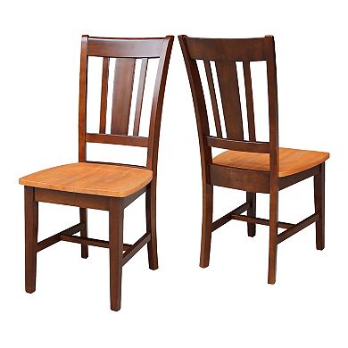 International Concepts San Remo Wood Dining Chair 2-piece Set