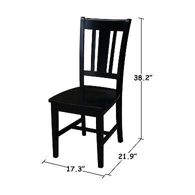 International Concepts San Remo Wood Dining Chair 2-piece Set