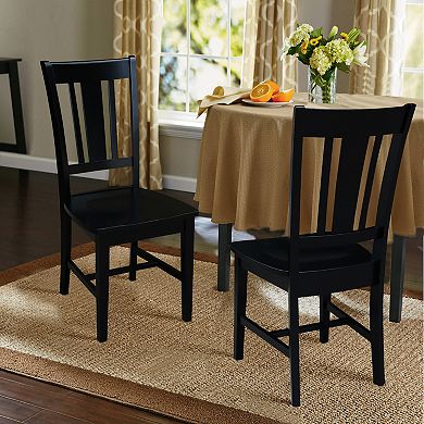 International Concepts San Remo Wood Dining Chair 2-piece Set